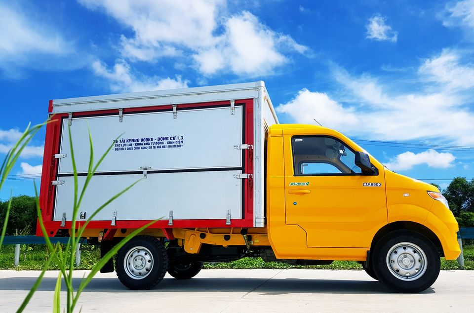 XE TẢI KENBO 900KG THÙNG CÁNH DƠI - BÁN HÀNG LƯU ĐỘNG - Ảnh 3
