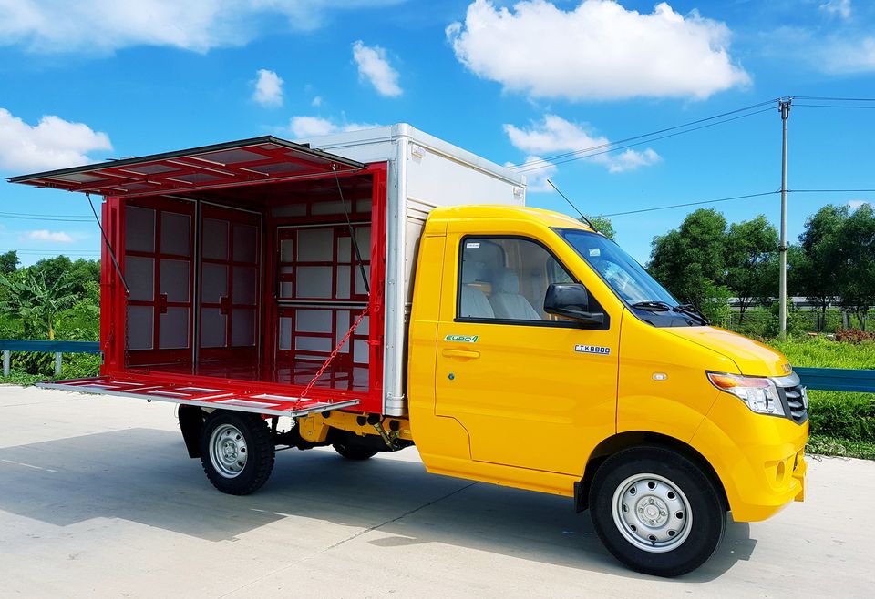 XE TẢI KENBO 900KG THÙNG CÁNH DƠI - BÁN HÀNG LƯU ĐỘNG - Ảnh 4